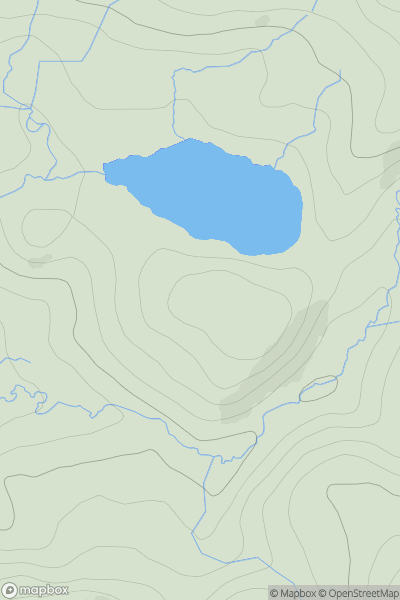 Thumbnail image for Am Meall [Knapdale and Kintyre] showing contour plot for surrounding peak